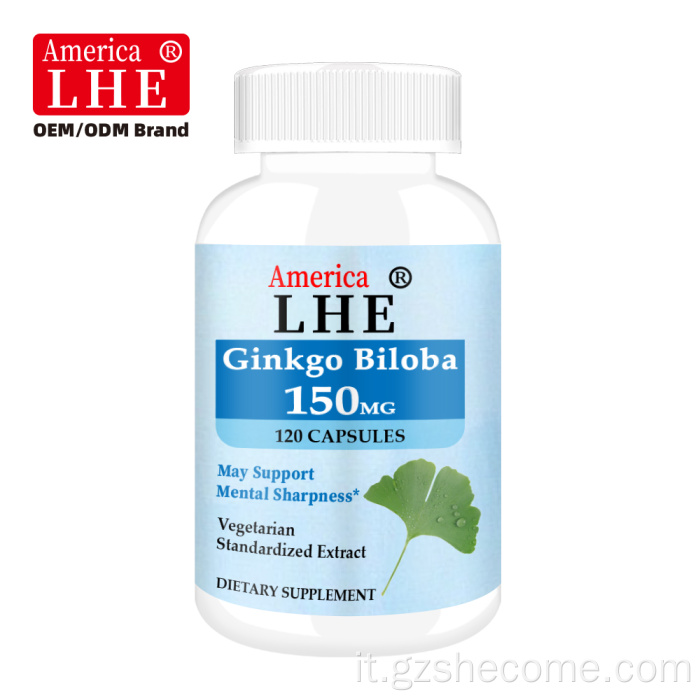 Le capsule di Ginkgo Biloba di Shecome supportano la funzione cerebrale